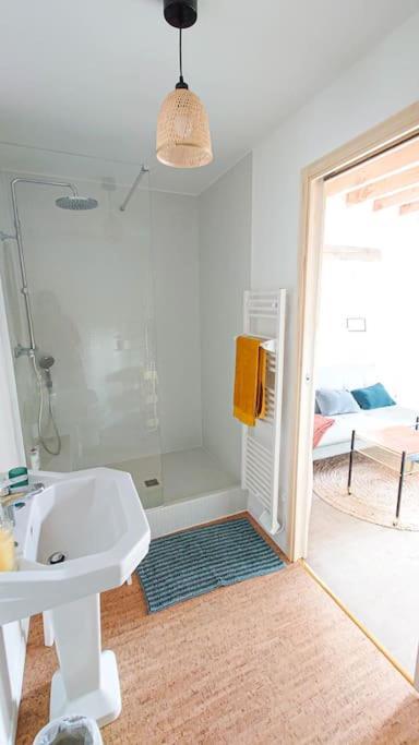 Longere Tinyhouse Avec Son Jardin-Foret Saint-Just  Luaran gambar